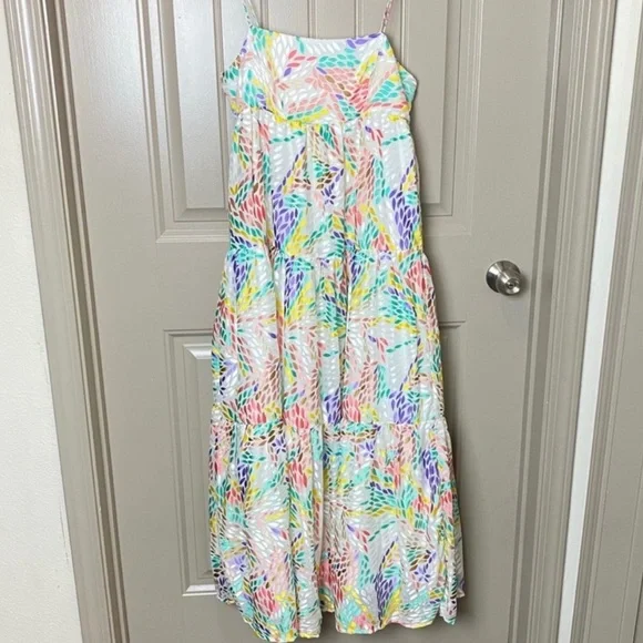 C/MEO Collective Multicolored Ruffled Tiered Maxi Sundress - Picture 3 of 6